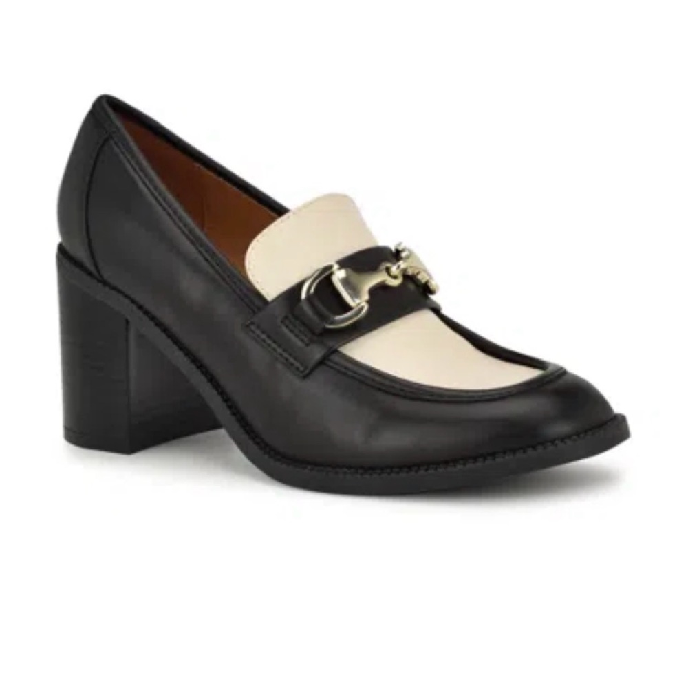 Nine West Koolo Women's Block Heel Loafers Size 7
